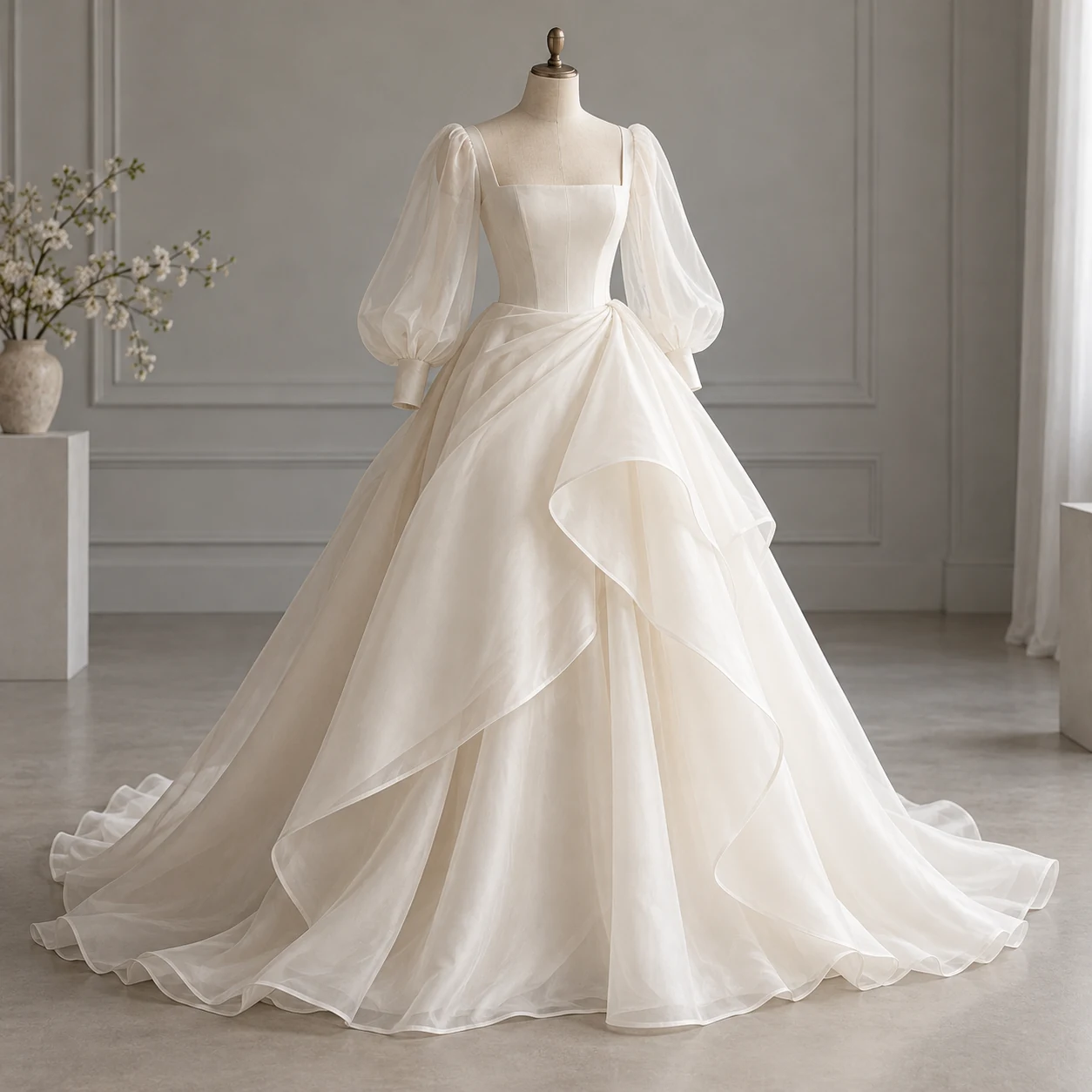Slide Robe Ideas Créateur de robes de mariée par IA pour des idées de silhouettes et de ...