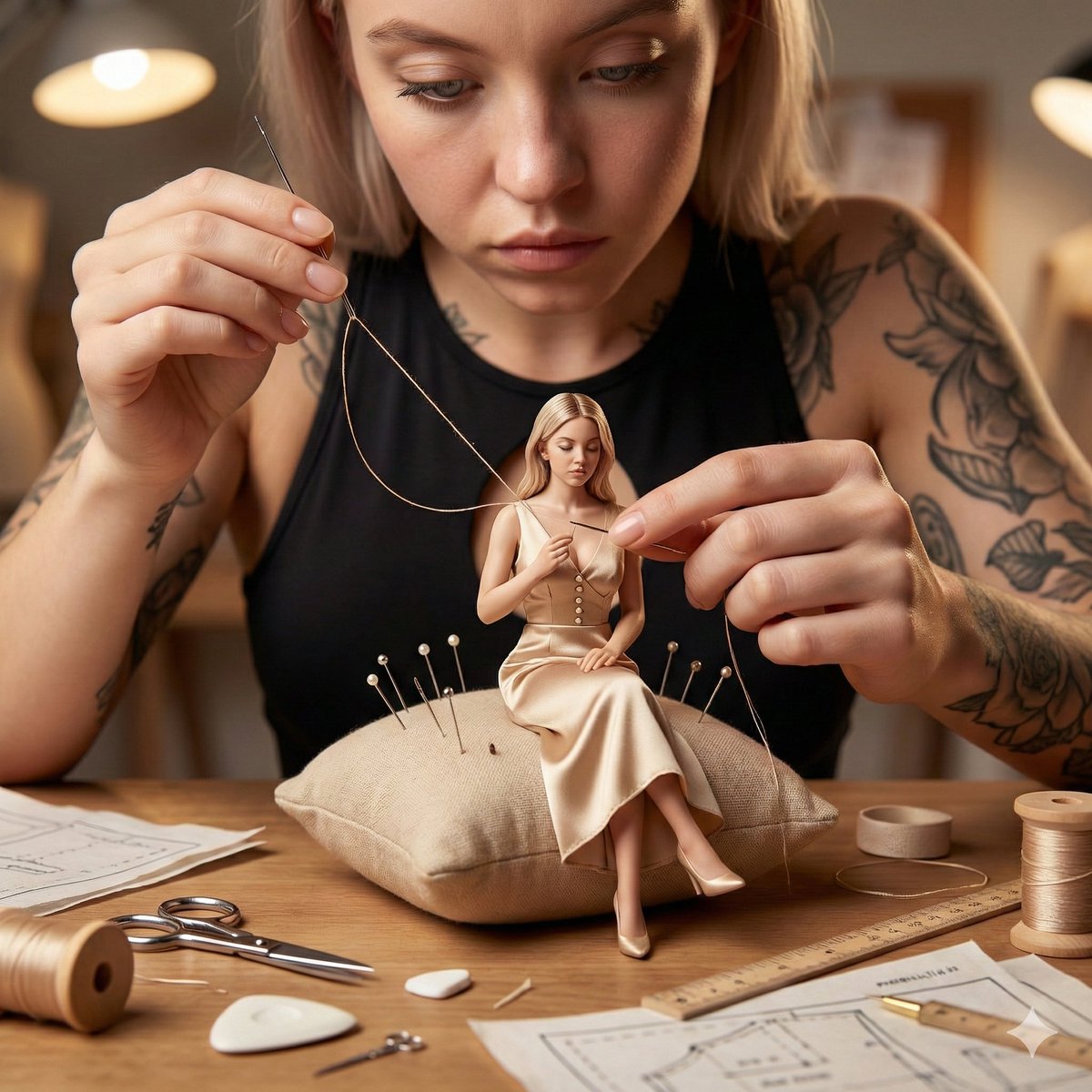 Product Marketing - Cinematic Miniature Tailoring Realism — output 1