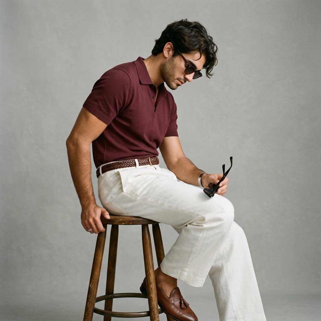 E-commerce Main Image - Editorial Fashion Portrait of a Young Man — output 1