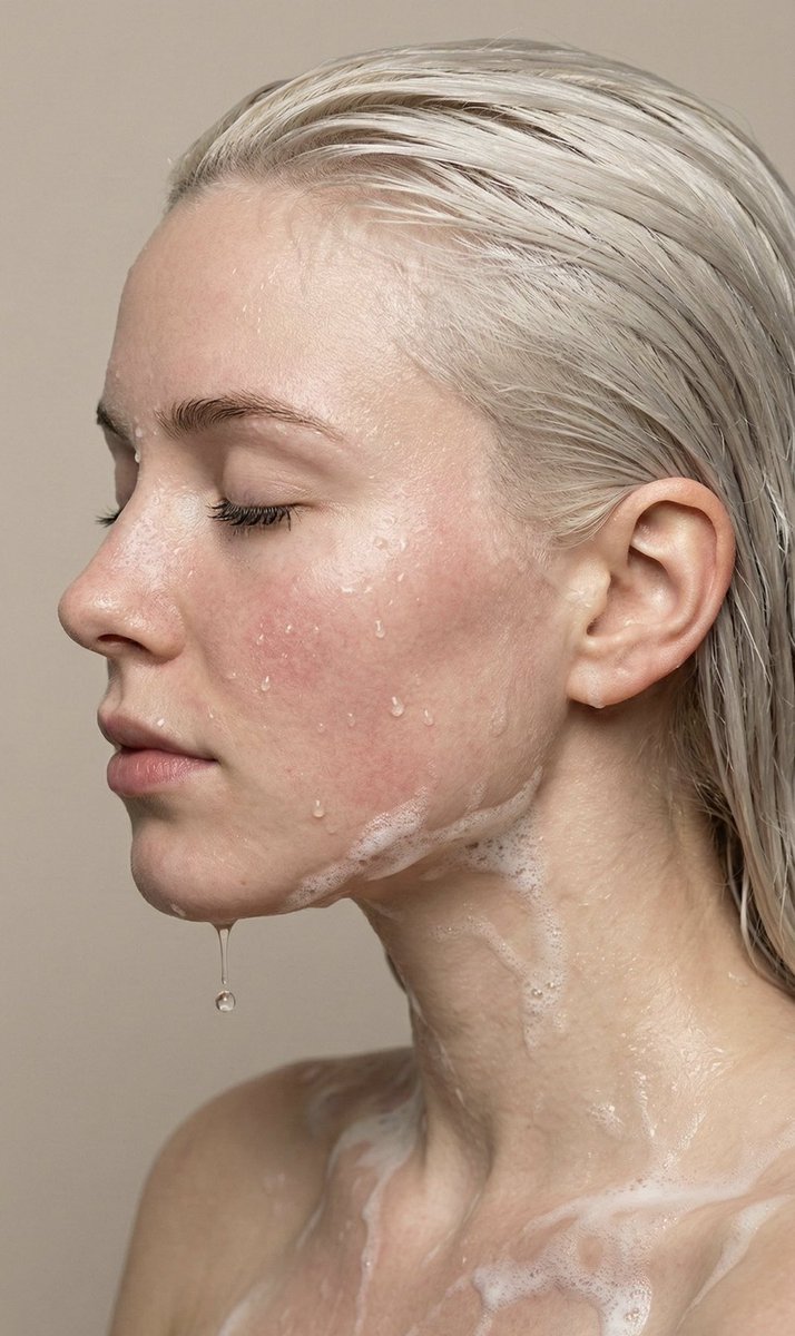 Ultra Photorealistic Wet Skin Macro Portrait Prompt — output 1