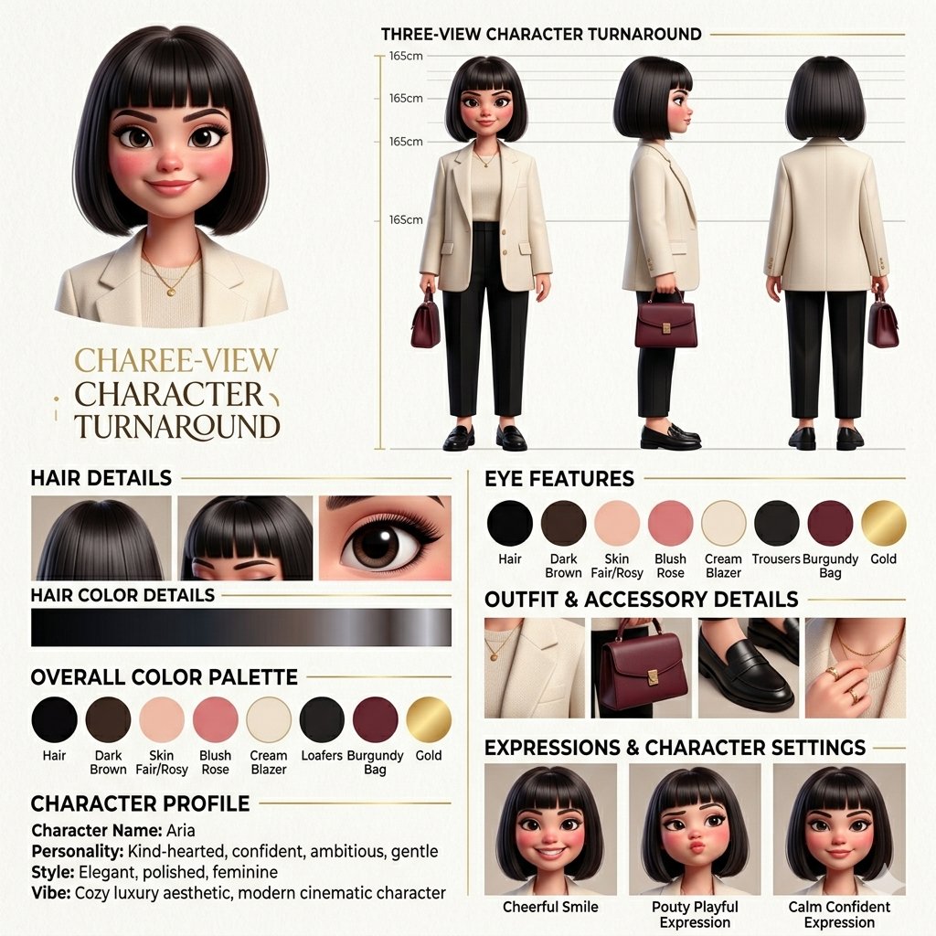 Infographic / Edu Visual - 3D Character Design Infographic — output 1