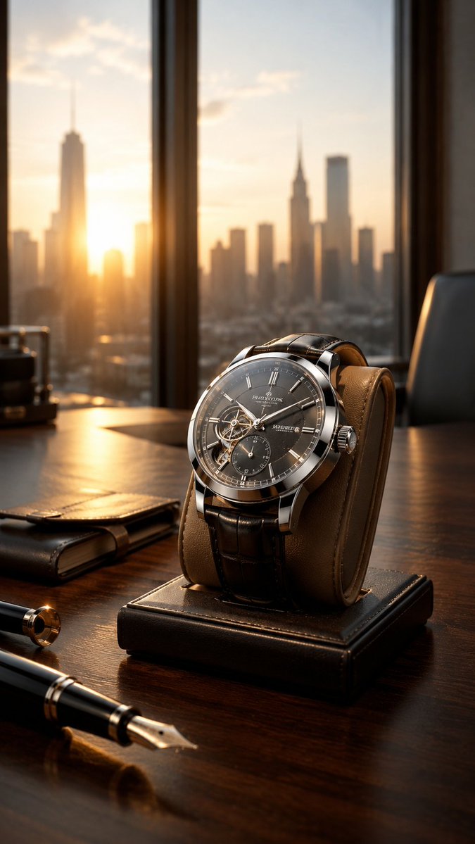 E-commerce Main Image - Luxury Wristwatch Commercial Ad — output 1