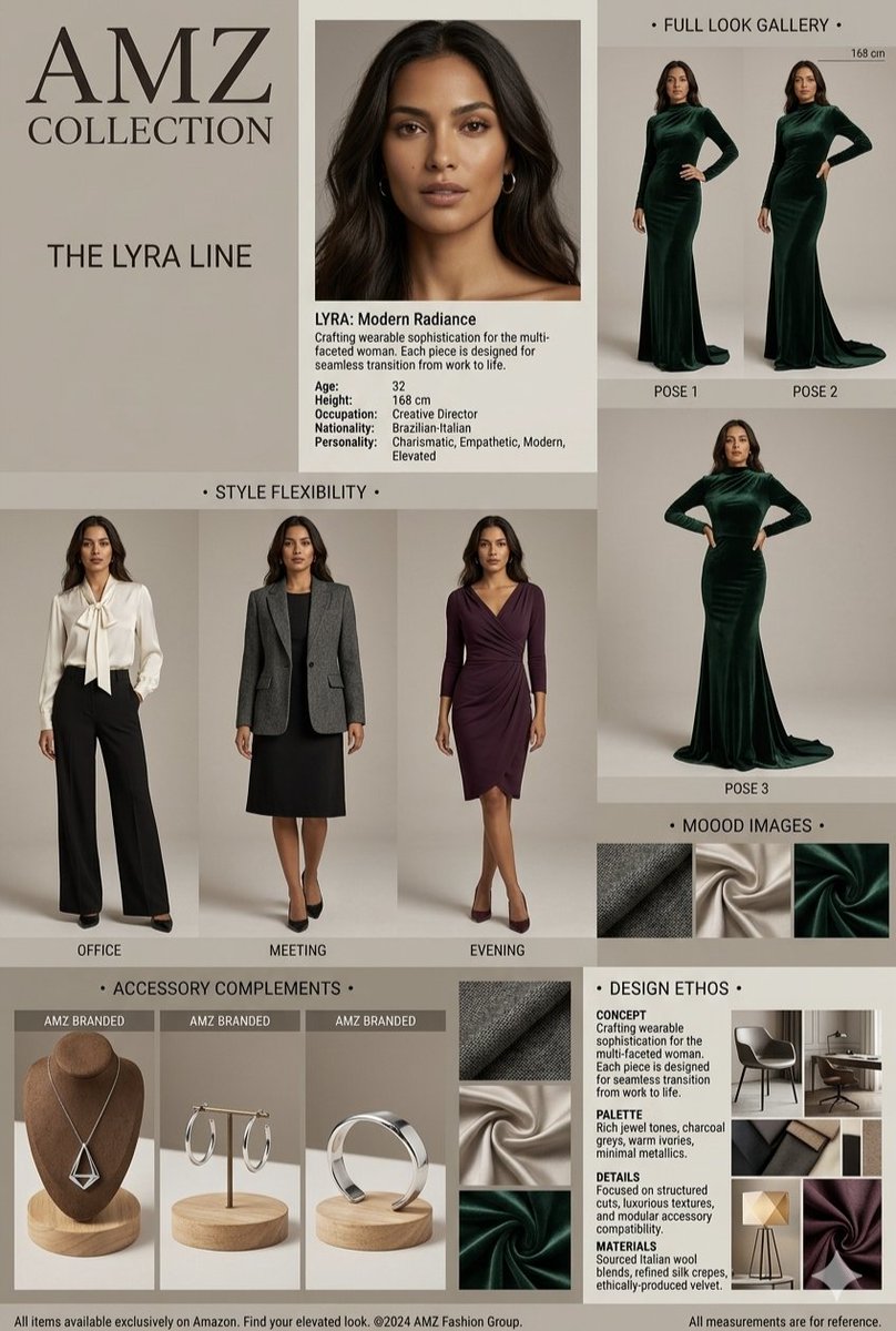 Product Marketing - Fashion Brand Mood Board Layout — output 1