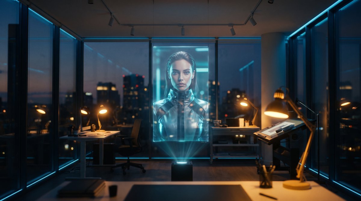 Game Asset - Holographic Canvas Glass Studio — output 1