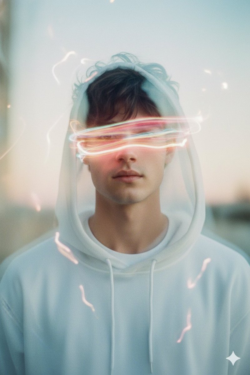 Long Exposure Light Trace Art Photography Portrait — output 1