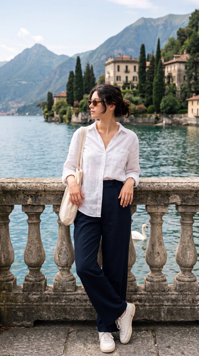 Social Media Post - Lake Como Editorial Travel Portrait — output 1