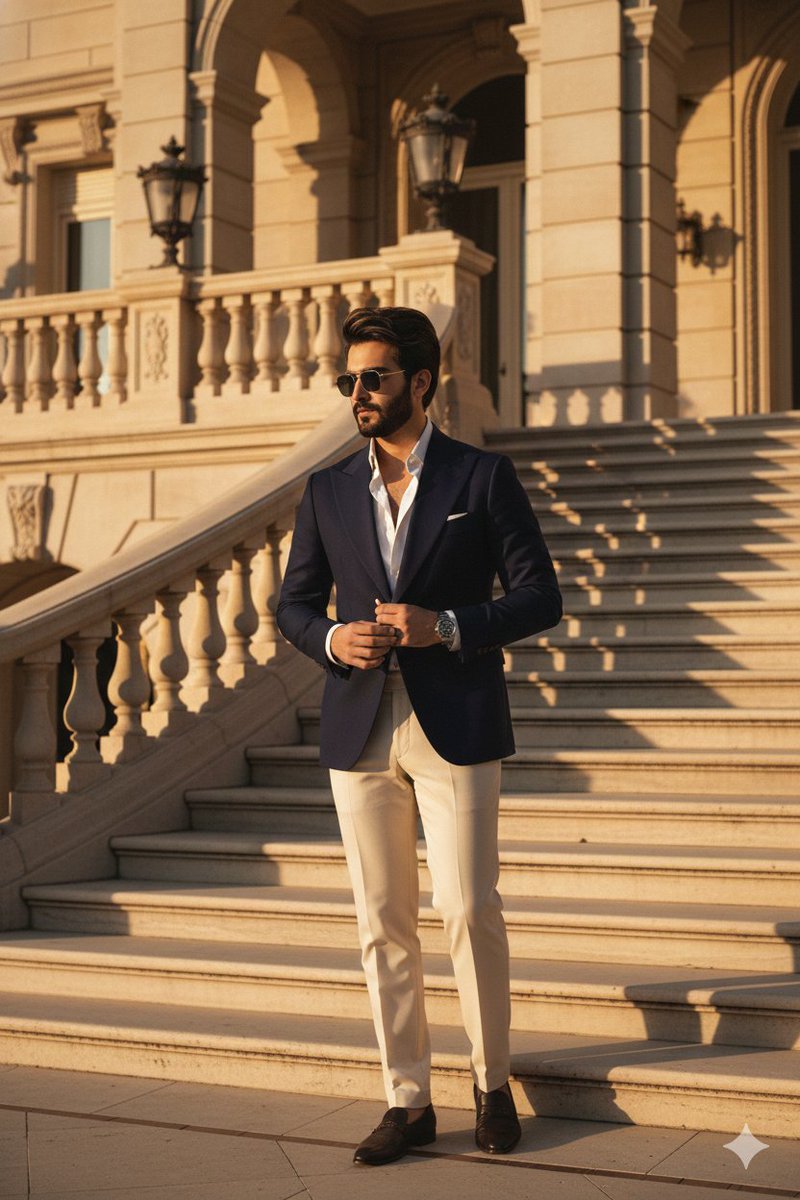 Luxury Golden Hour Architectural Portrait — output 1