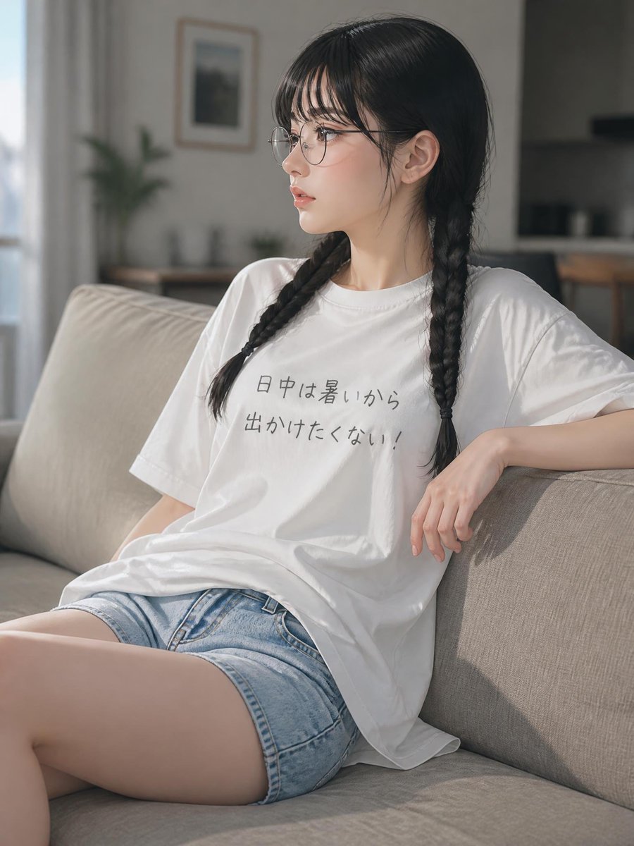 Social Media Post - Relaxed Summer Sofa Portrait — output 1