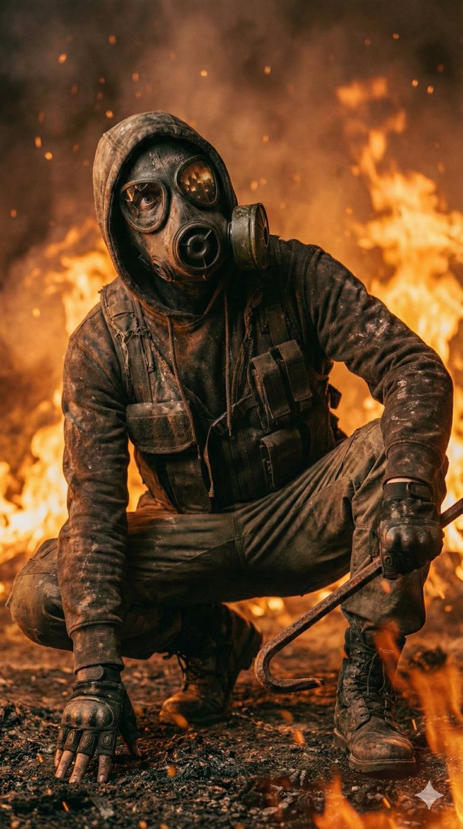 Game Asset - Post-Apocalyptic Survivor Cinematic Realism — output 1