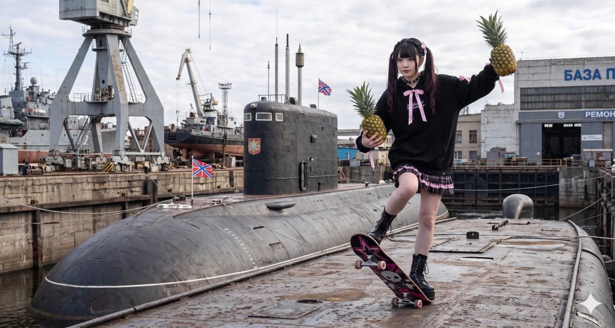 Comic / Storyboard - Submarine Base and Jirai-kei Girl — output 1