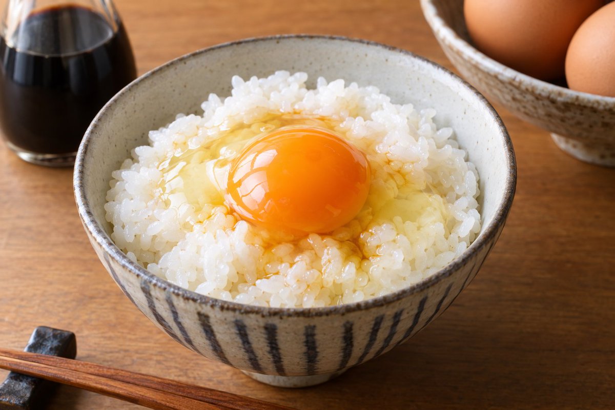 E-commerce Main Image - Tamago Kake Gohan Food Photo — output 1