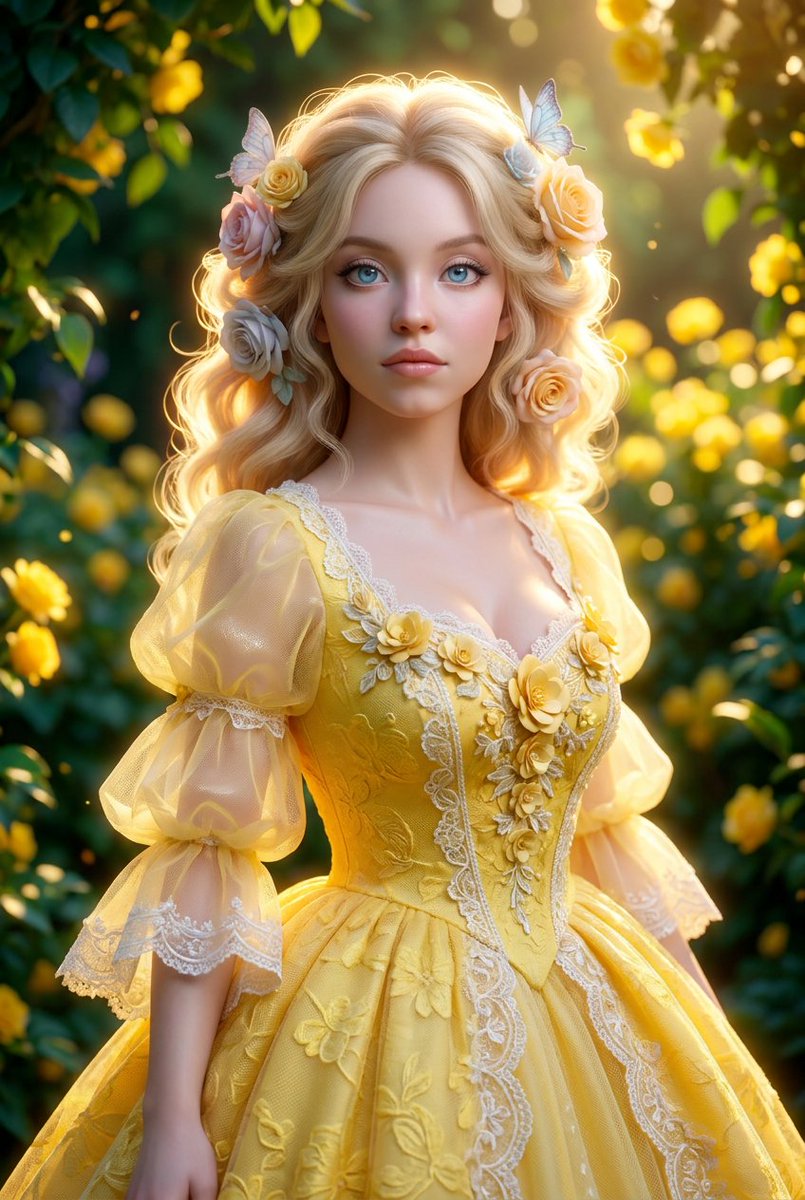 Game Asset - Ethereal Fantasy Princess Digital Portrait — output 1