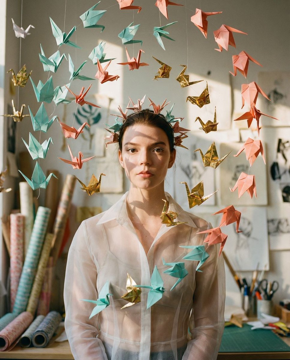Social Media Post - Paper Symphony Editorial Fashion Shoot — output 1
