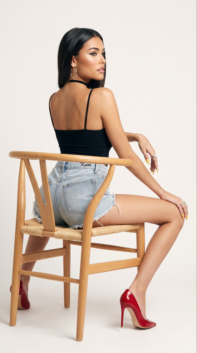 Product Marketing - Studio Editorial Denim Fashion Portrait — output 1