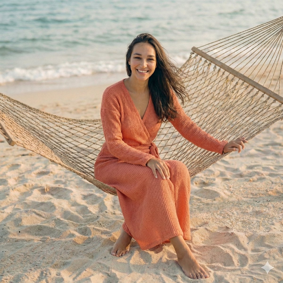 Social Media Post - Hyper-Realistic Cinematic Beach Portrait Prompt (Duplicate) — output 1