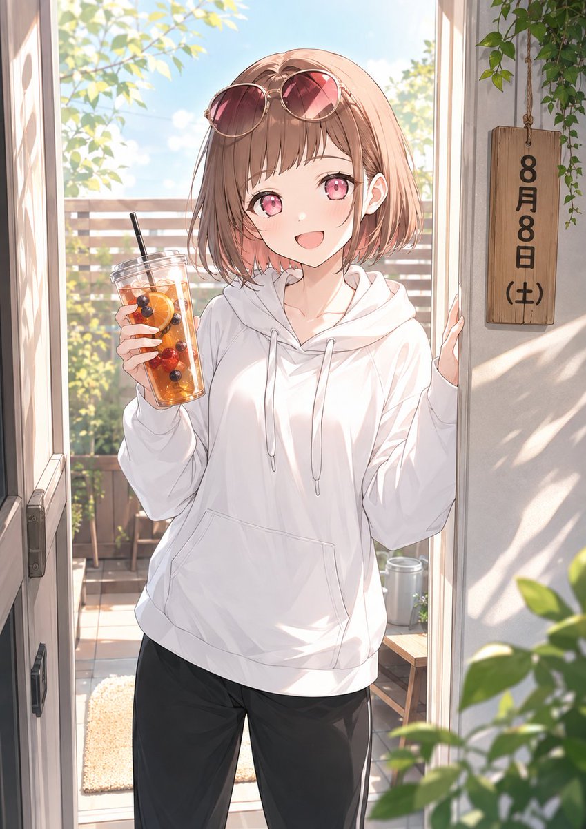 Profile / Avatar - Anime Summer Girl Reference Portrait — output 1