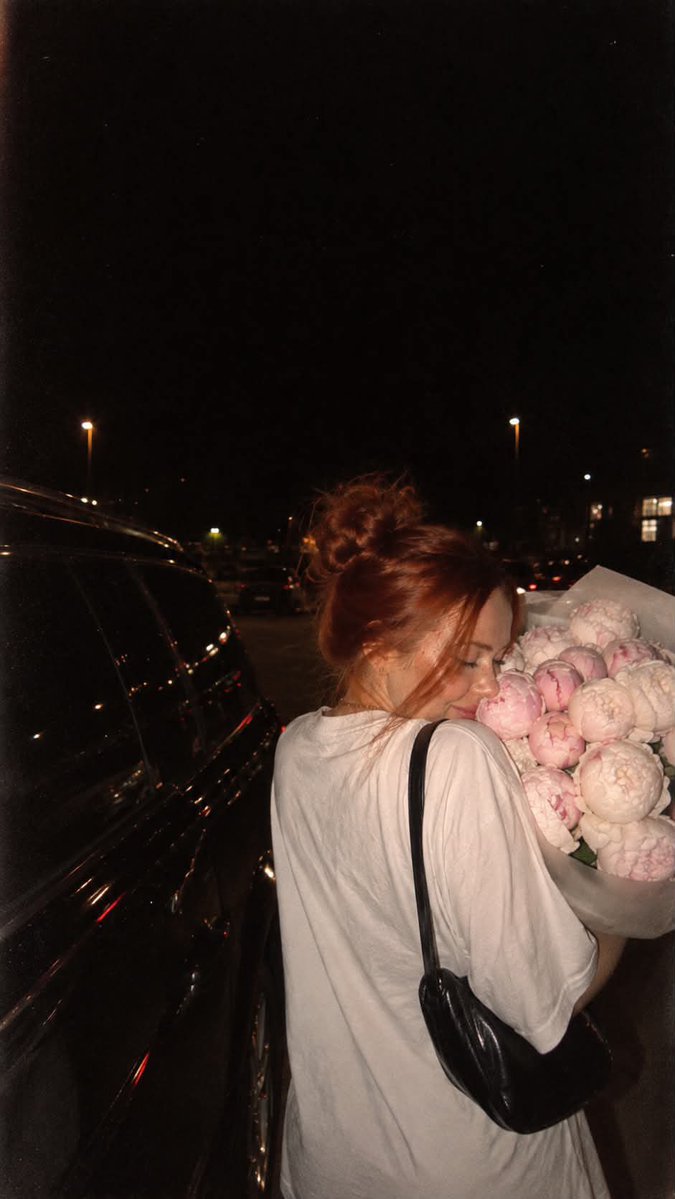 Social Media Post - Nighttime flash peony bouquet — output 1