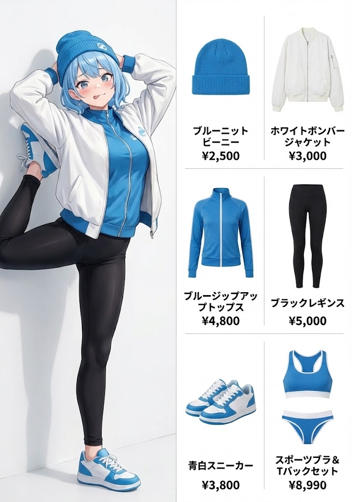 OOTD (Outfit of the Day) Fashion Diagram Prompt — output 1