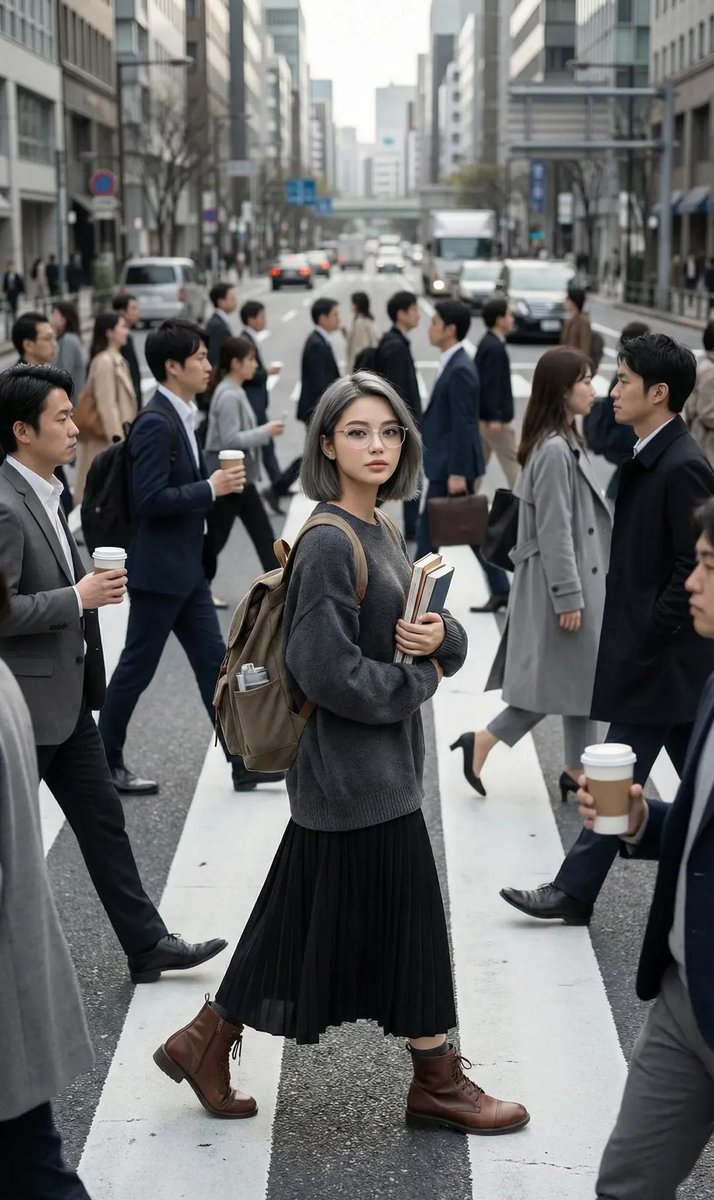 Social Media Post - Cinematic Street Photography Shot with Motion Blur — output 1