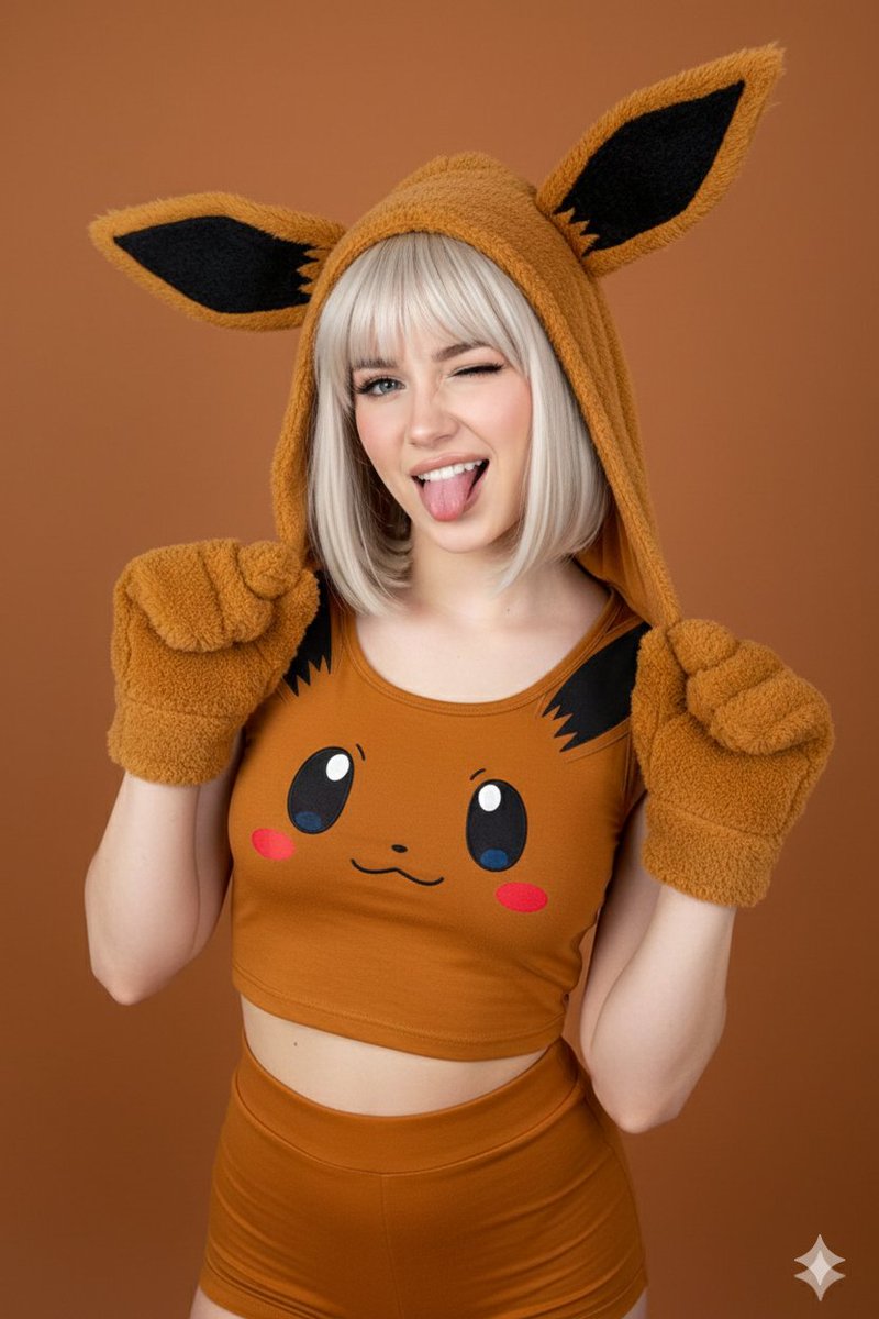 Ultra-photorealistic Eevee Cosplay Portrait — output 1
