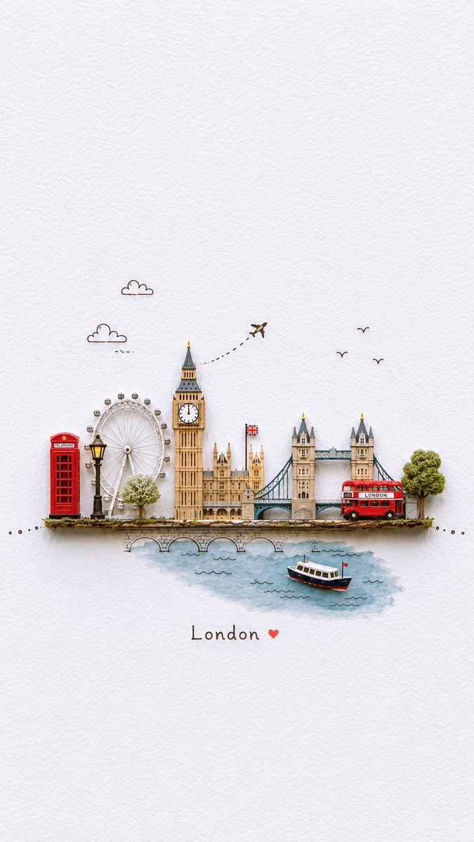 Product Marketing - Miniature Paper-Craft Travel Postcard — output 1