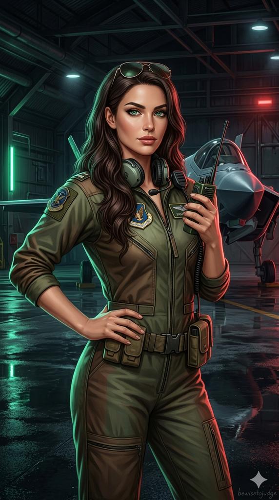Comic / Storyboard - Military Flight Jumpsuit Portrait — output 1