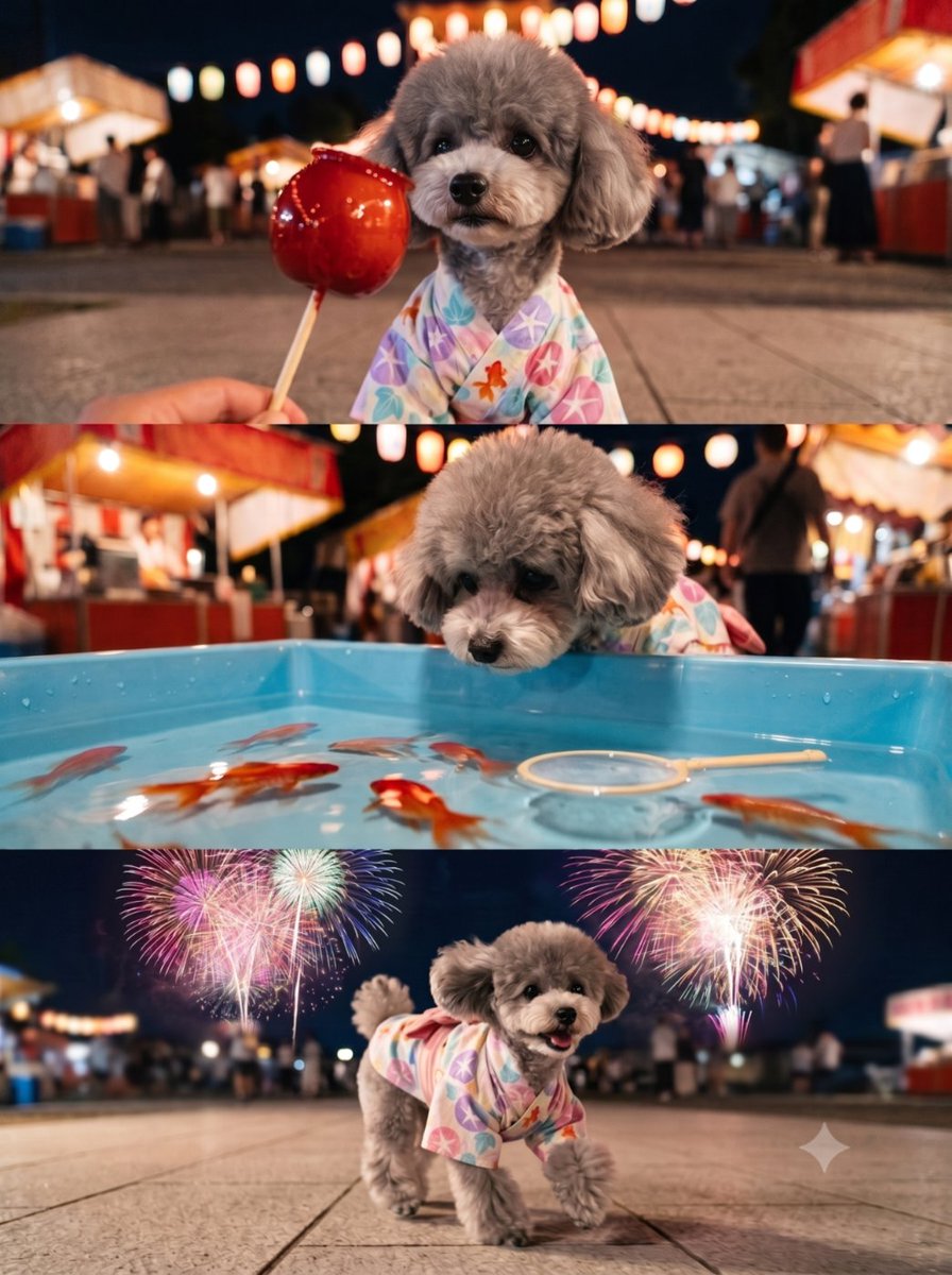 Social Media Post - Toy Poodle Summer Festival Triptych — output 1