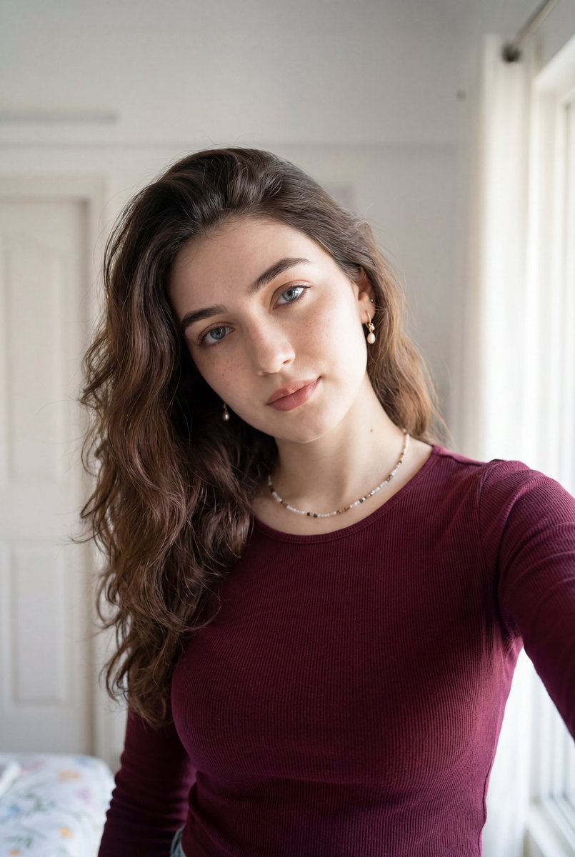 Profile / Avatar - Ultra-Realistic Indoor Selfie Portrait — output 1