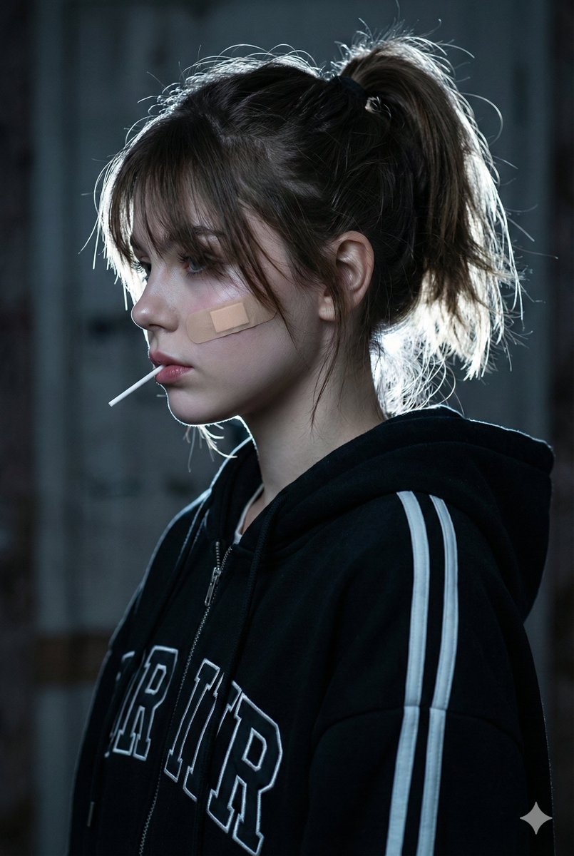 Cinematic Melancholic Portrait with Face Lock Prompt — output 1
