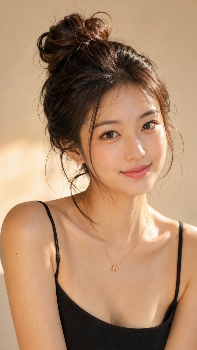 Profile / Avatar - East Asian Beauty Editorial Portrait — output 1