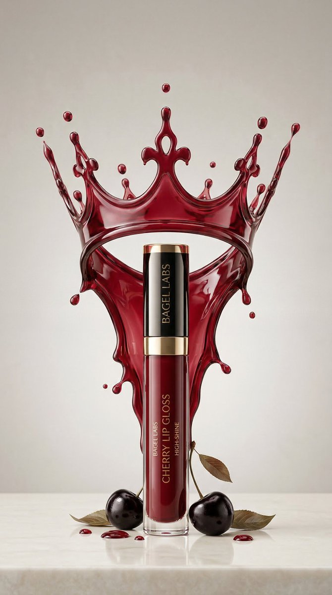 E-commerce Main Image - Ultra-Luxury Beauty Packshot for BAGEL LABS — output 1