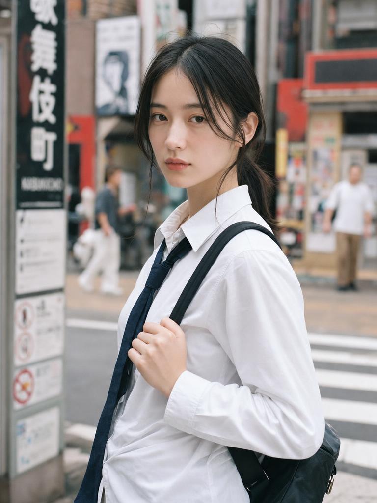 Profile / Avatar - Urban Editorial Portrait with Reference — output 1