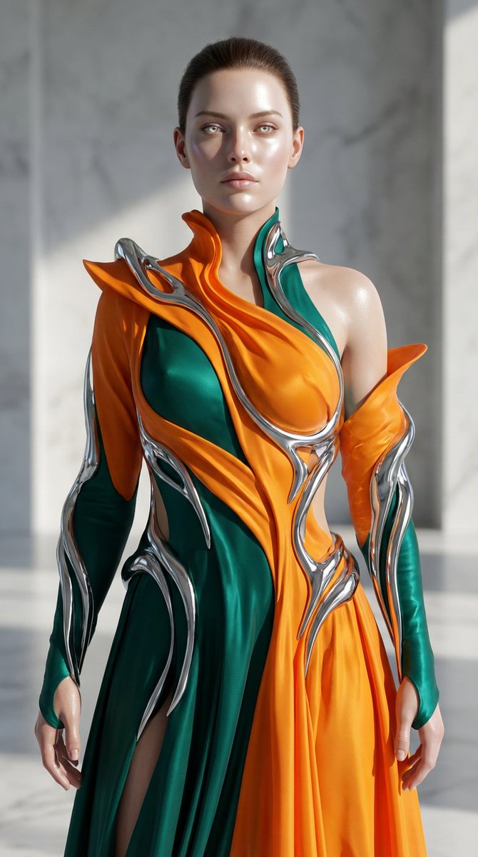 Biomorphic Art and Realism AI Woman Prompt — output 1