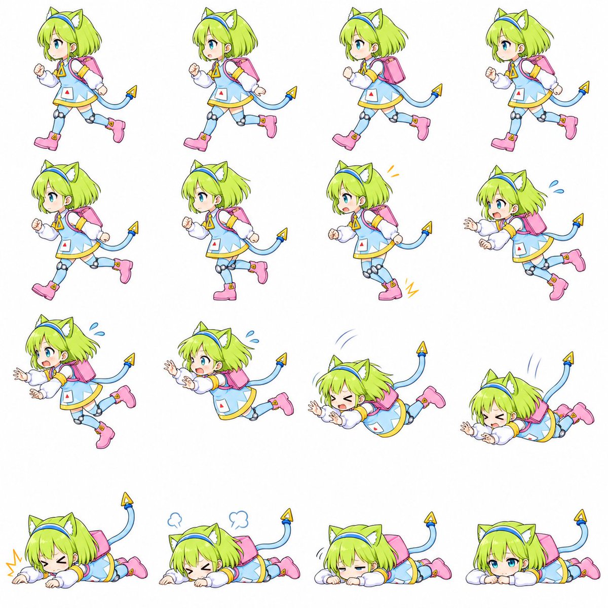 Game Asset - 2D Game Animation Sprite Sheet Generator — output 1
