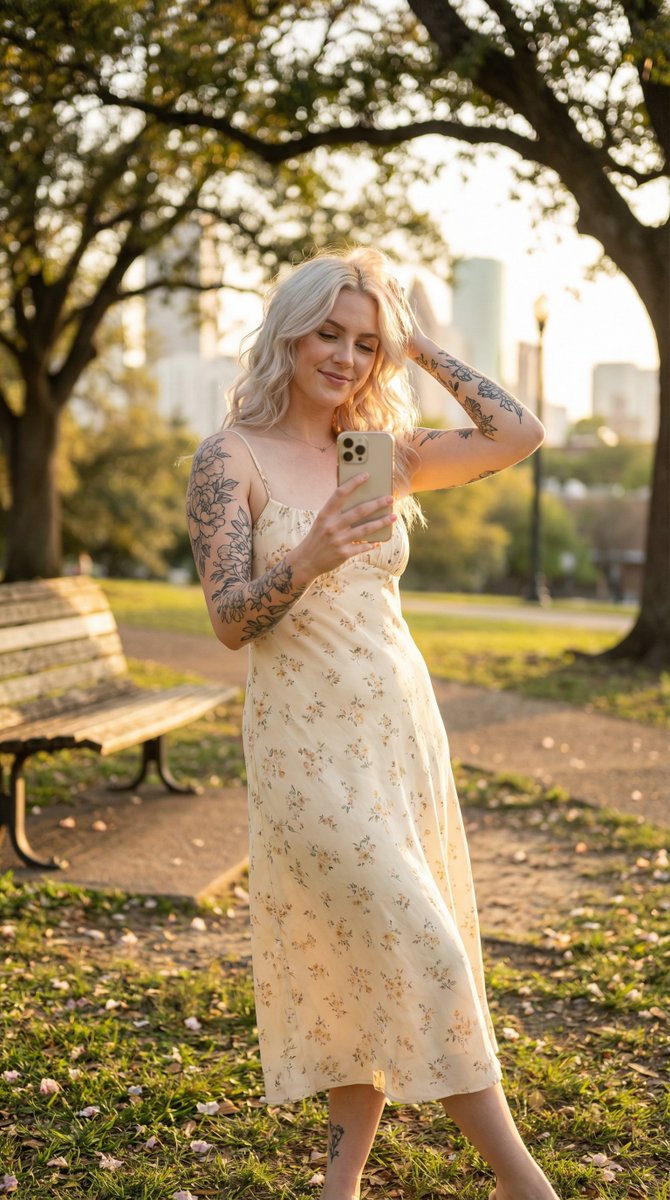 Profile / Avatar - Golden Hour Outdoor Lifestyle Portrait Prompt — output 1