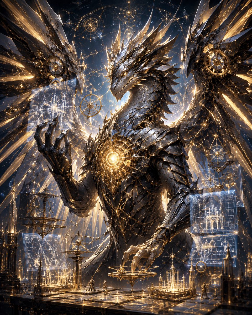 Game Asset - Celestial Mechanical Dragon Observatory — output 1