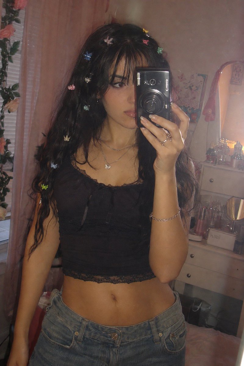 Social Media Post - Vintage Digital Camera Mirror Selfie — output 1