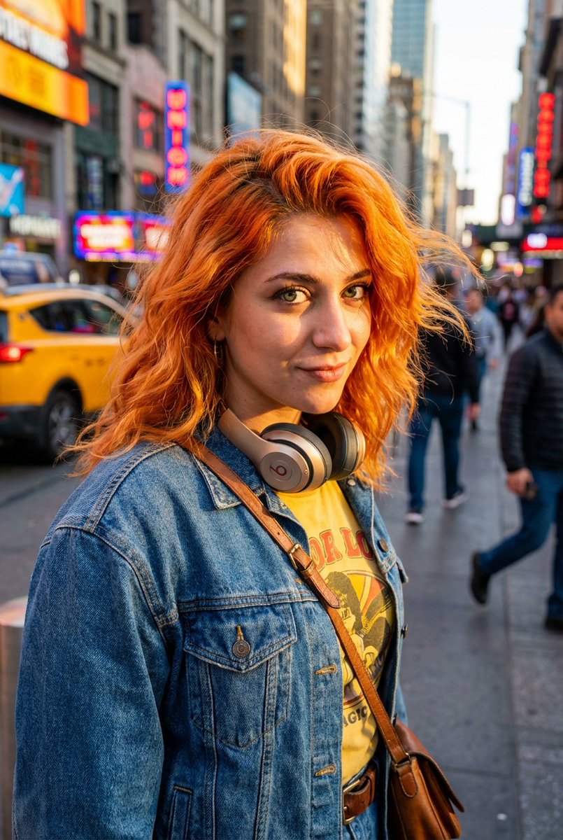 Consistent Character Street Photography Prompt — output 1