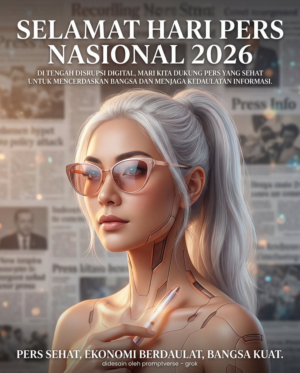Editorial Poster for Hari Pers Nasional 2026 — output 1