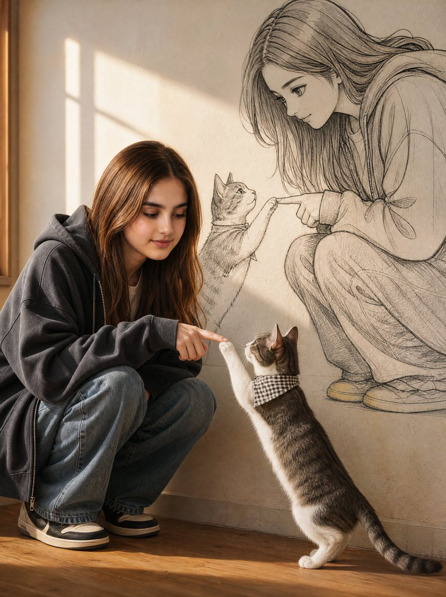 Comic / Storyboard - Reality and Manga Mural Fusion — output 1