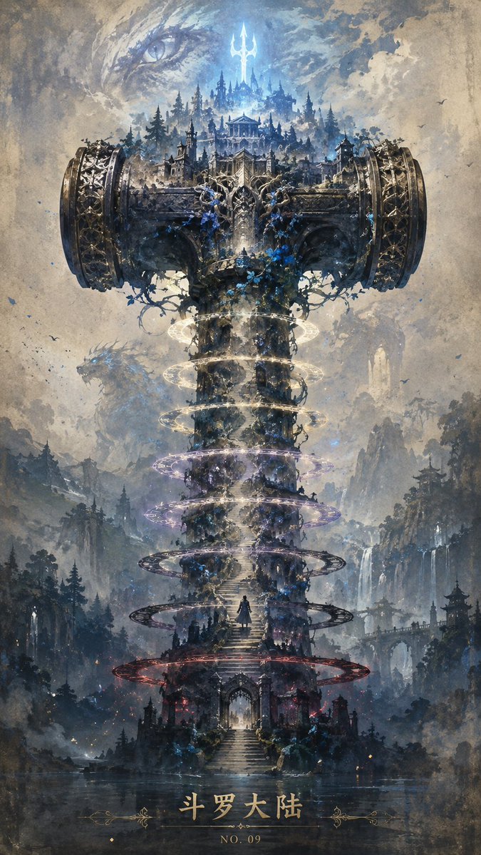 Comic / Storyboard - Epic Douluo Fantasy Tower Poster — output 1