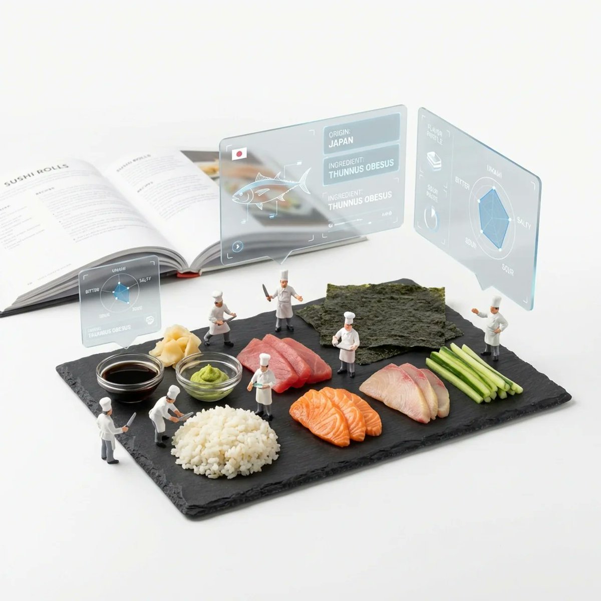 Infographic / Edu Visual - Deconstructed Ingredients Visualization — output 1