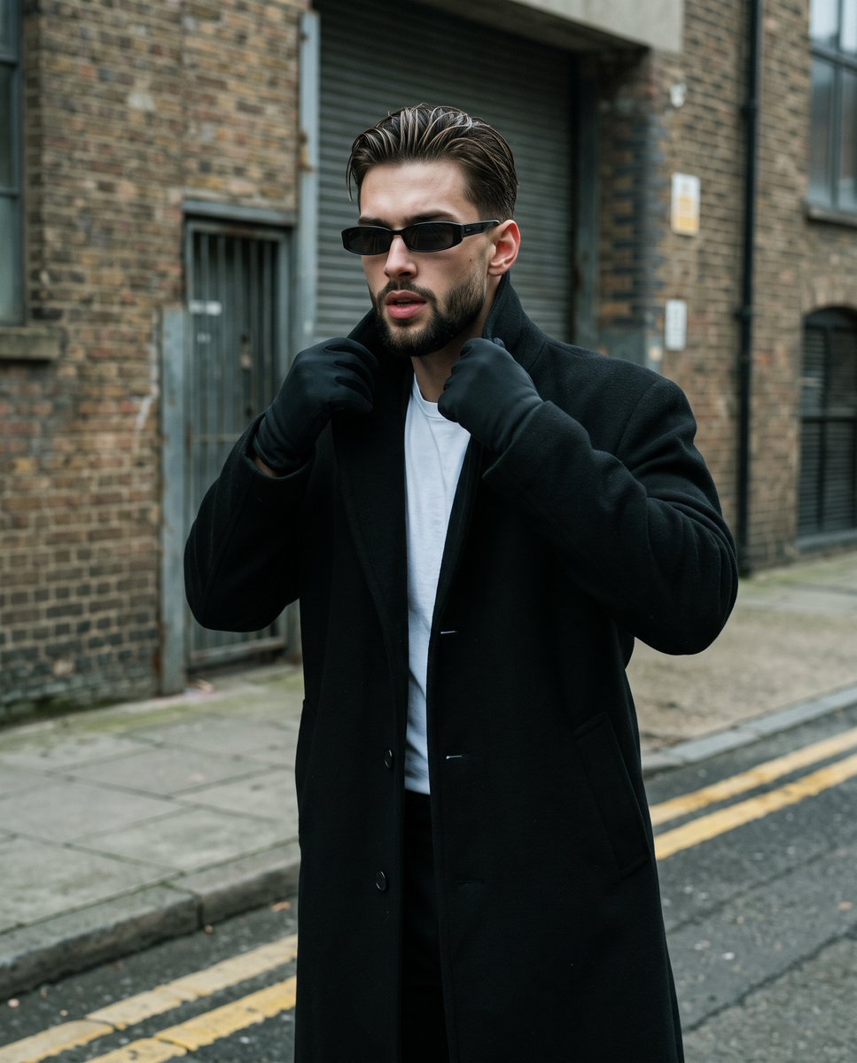 Product Marketing - 90s Streetwear Editorial Portrait — output 1