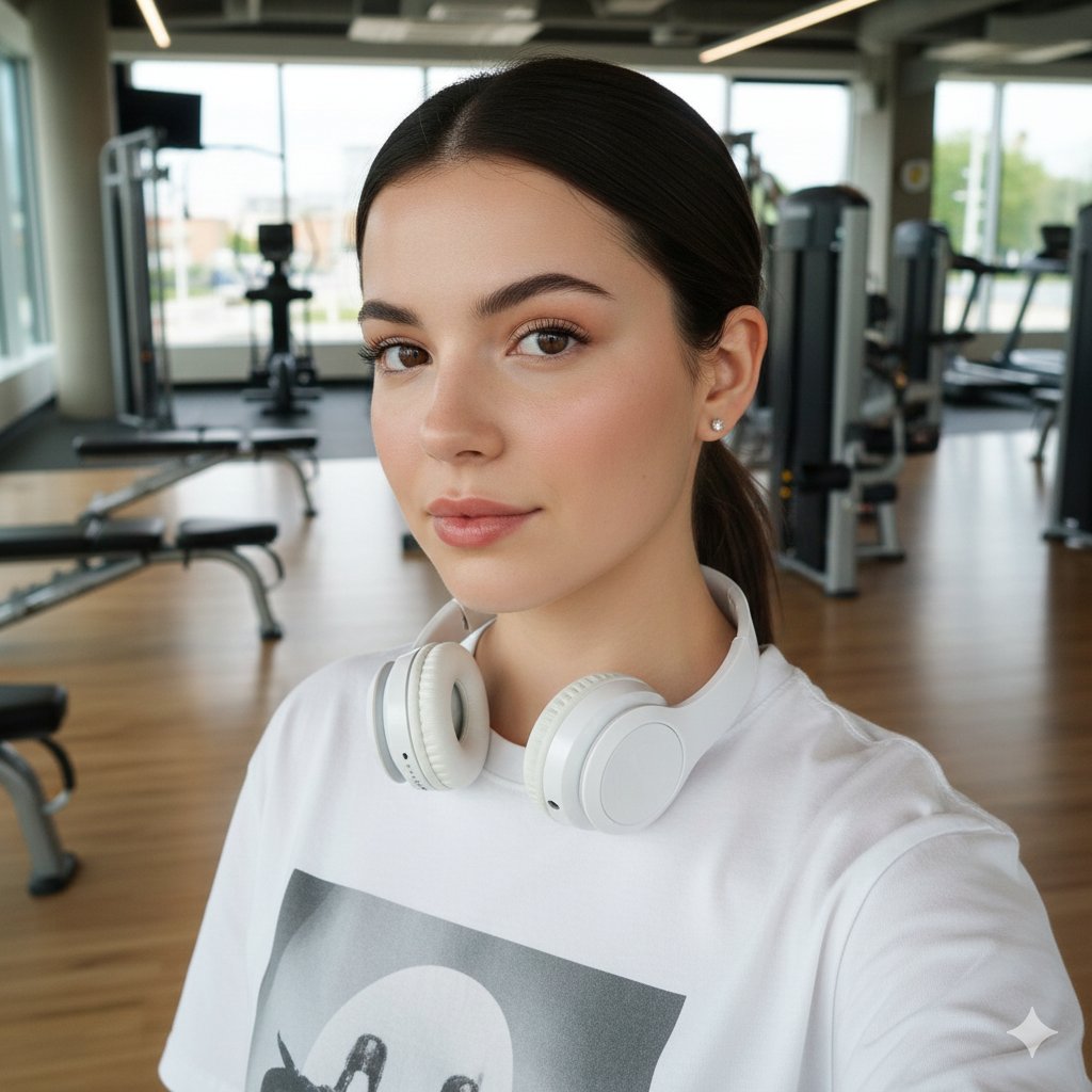 Profile / Avatar - Sporty Gym Selfie Identity Preservation Prompt — output 1