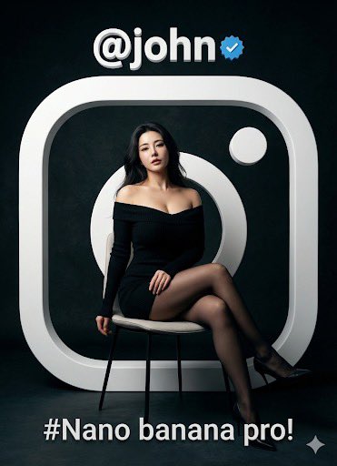 Fashion Portrait with TikTok Frame Overlay — output 1