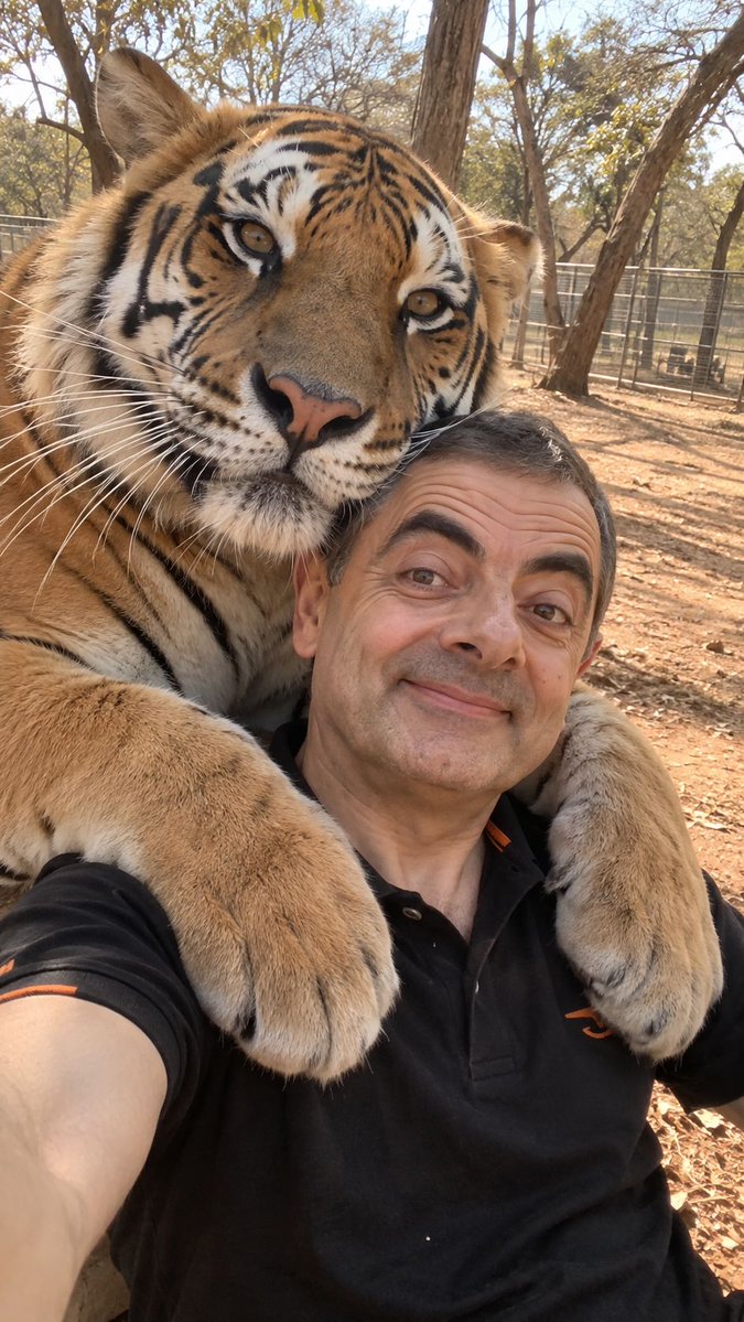Profile / Avatar - Realistic Tiger Selfie Generation — output 1