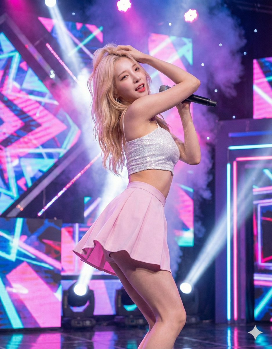 K-Pop Idol Stage Portrait — output 1