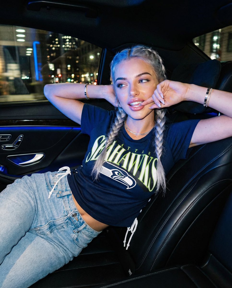 Moody Cinematic Nighttime Car Portrait (NFL Fan) — output 1