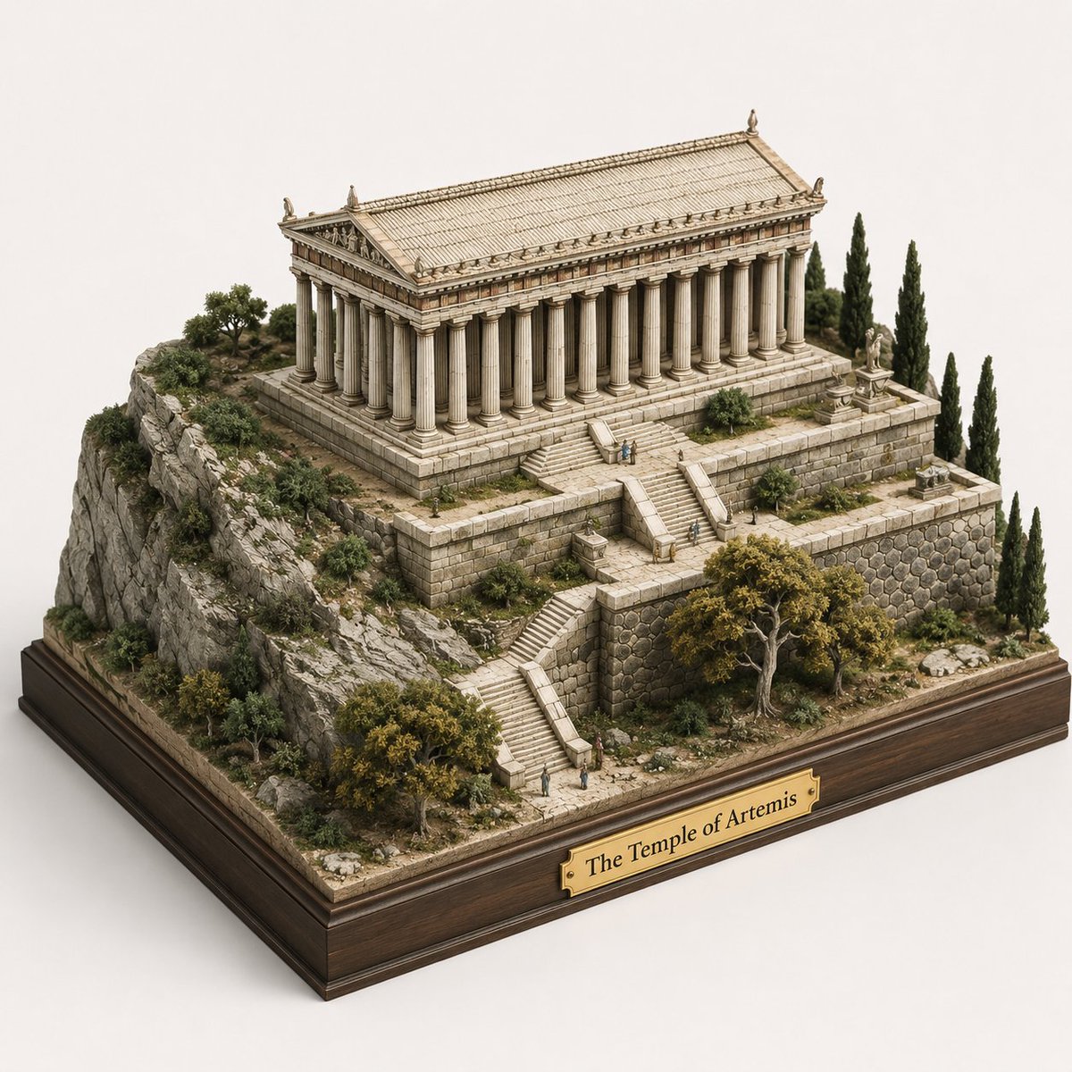 Game Asset - Ancient Temple 3D Diorama — output 1