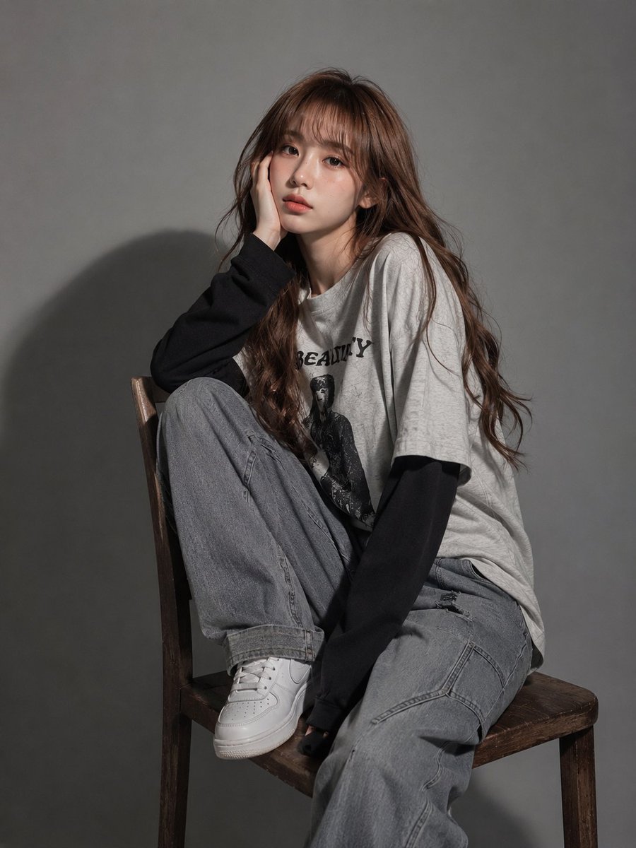 Profile / Avatar - Streetwear Studio Portrait Woman — output 1